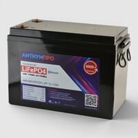 Аккумулятор LFP ЛИТИУМПРО 12В, 170Ач, DALY bluetooth bms